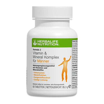Formula 2 Vitamin & Mineral Komplex — Maenner 60 Tabletten