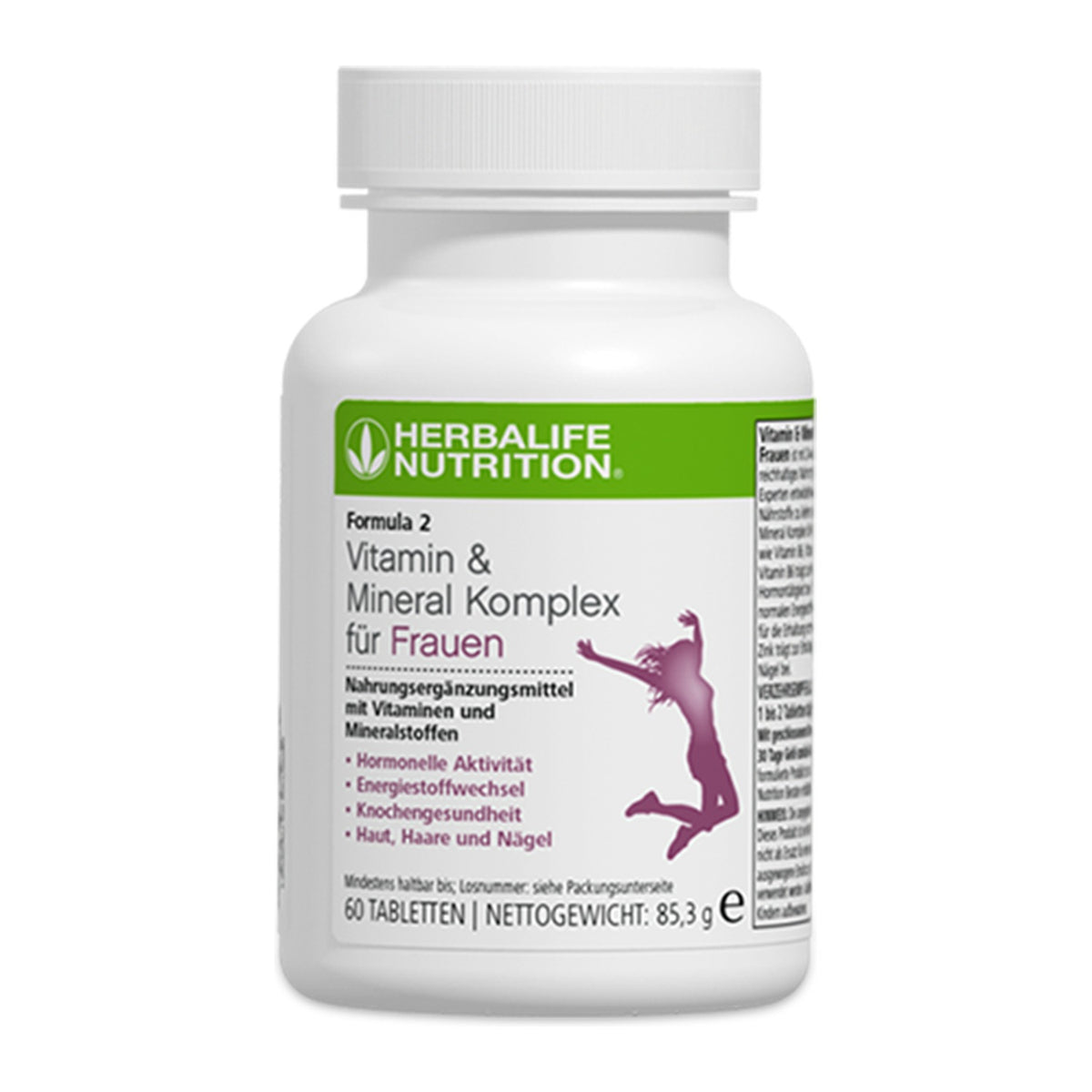 Formula 2 Vitamin & Mineral Komplex — Frauen 60 Tabletten