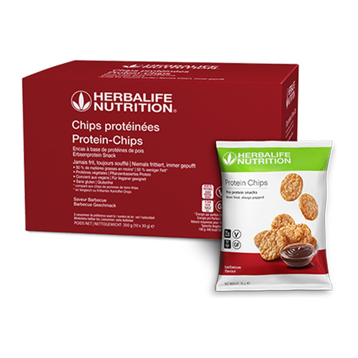Protein-Chips — Barbecue 10x30g